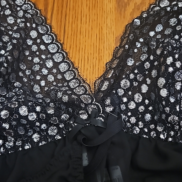 ❌❌❌ SOLD ❌❌❌ NWT Cacique Seriously Sexy Babydoll 2-Piece Lingerie Set/ 34-36 - Picture 3 of 12